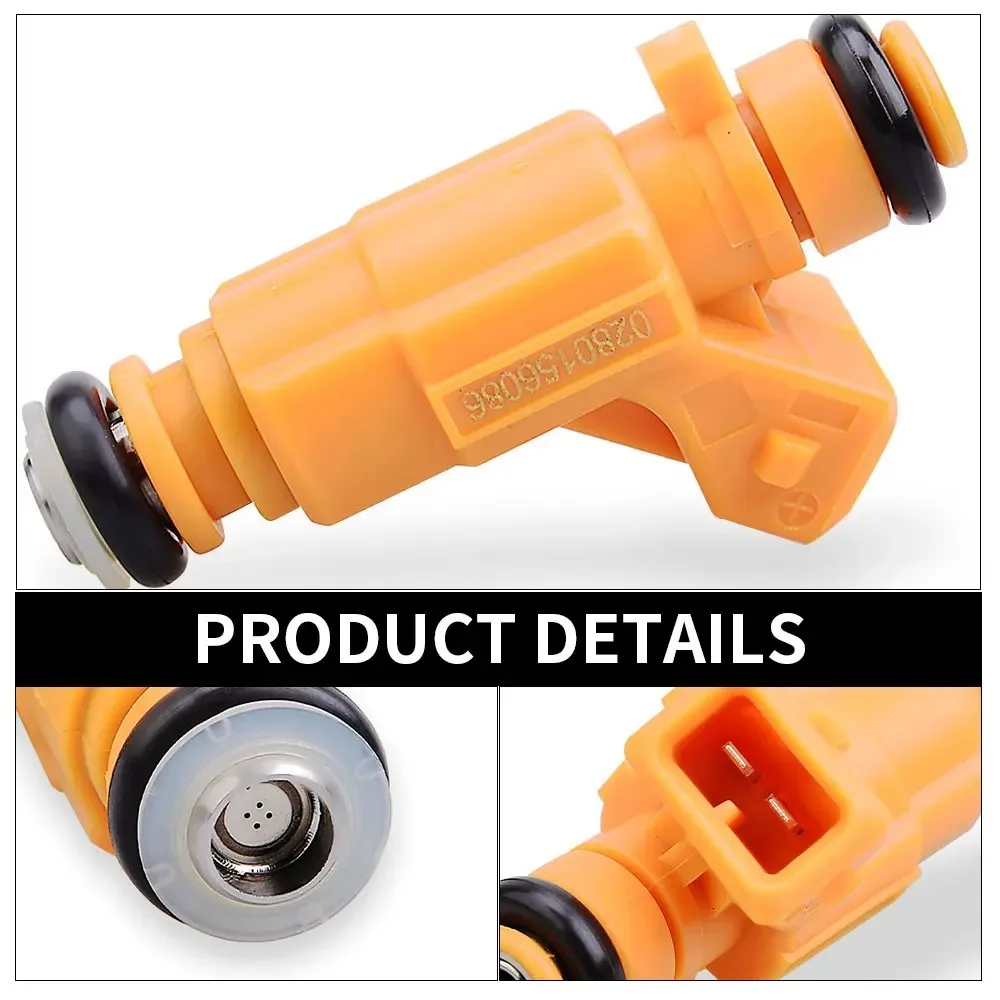 ZF-T 4 Uds 0280156086 inyectores de combustible para Chevrolet:Astra/Vectra 2,0,Blazer 2,4,Zafira 2,0