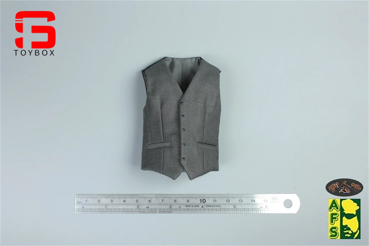 W magazynie AFS 1/6 skala czarny pasek garnitur kamizelka ubrania akcesoria Model Fit 12 cali żołnierz figurka ciało