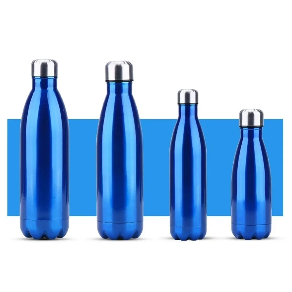 350/500/750/1000ml Double-wall Insulated Vacuum Flask Stainless Steel Water Bottle Cola Water Beer Thermos For Sport Bottle