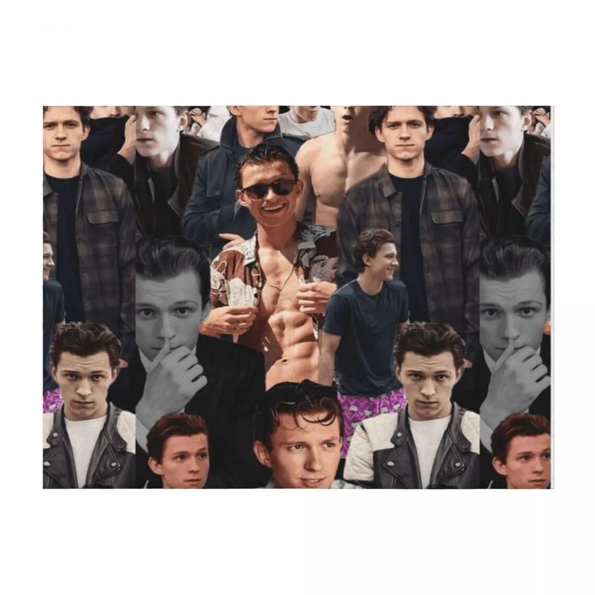 

Tom Holland Collage Throw Blanket Luxury Luxury St Thermal Soft Plaid Blankets