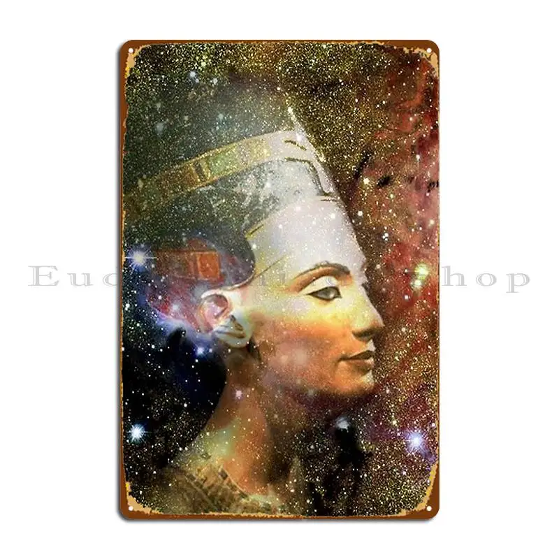 Nefertiti Metal Plaque Poster Mural Cinema Personalized Create Pub Mural Tin Sign Poster