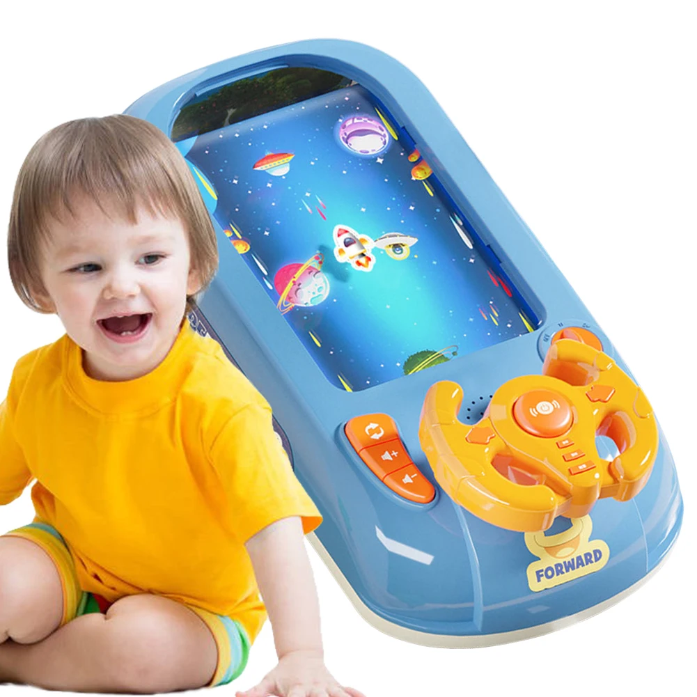 Fahrsimulator-Spielzeug, batteriebetrieben, Radsimulation, Fahrspielzeug, pädagogisches elektrisches Tischspiel, interaktiv für die Vorschule