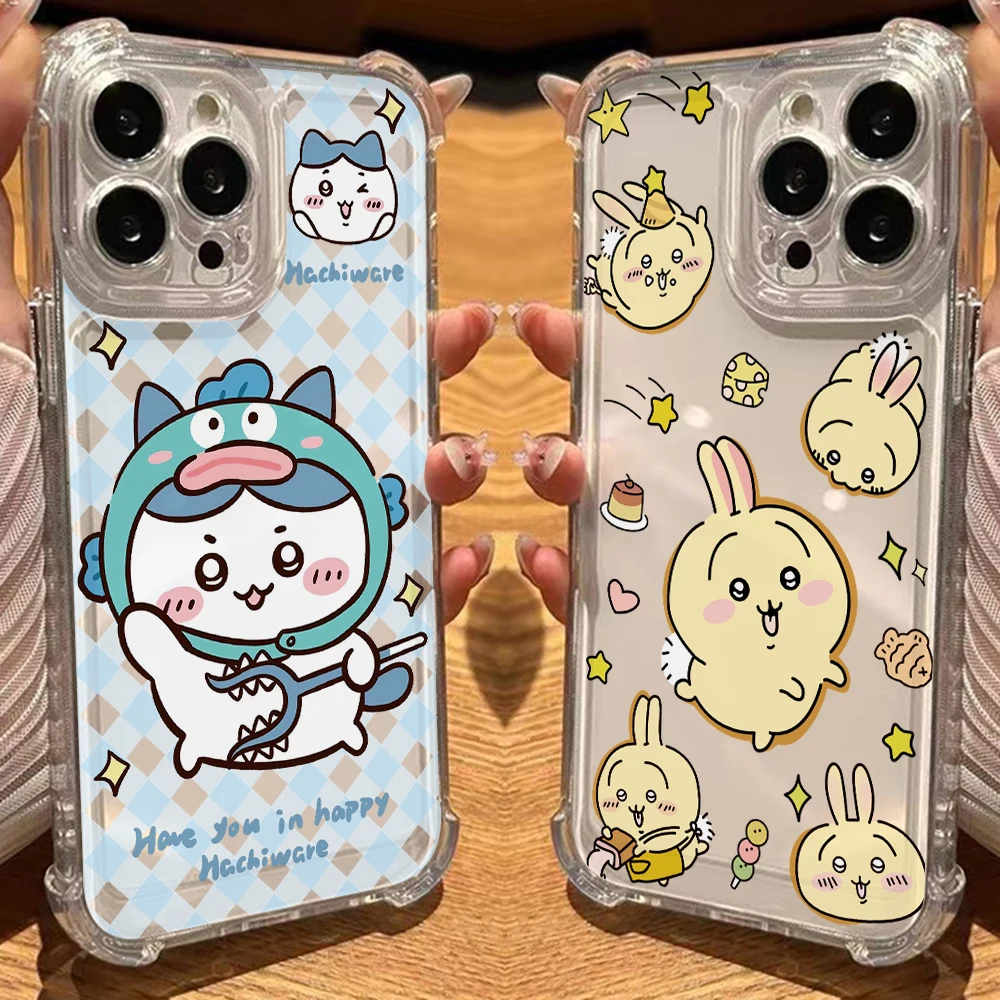 Cute C-Chiikawas Phone Case for Xiaomi Redmi Note 13 12 11 11S 10 10S 9 Pro 14C 13C 12C 10C 4G 5G Soft Shockproof Thin Cover