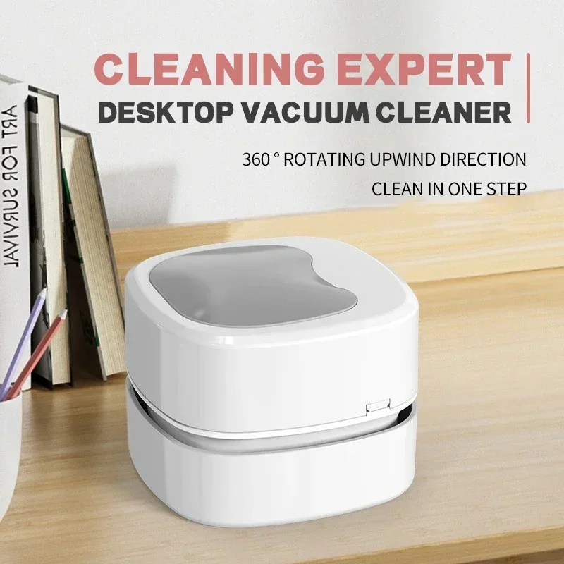 Desktop Vacuum Cleaner Wireless Handheld Mini Cleaner Keyboard Eraser Ash Electric Vacuum Cleaner Cross Border