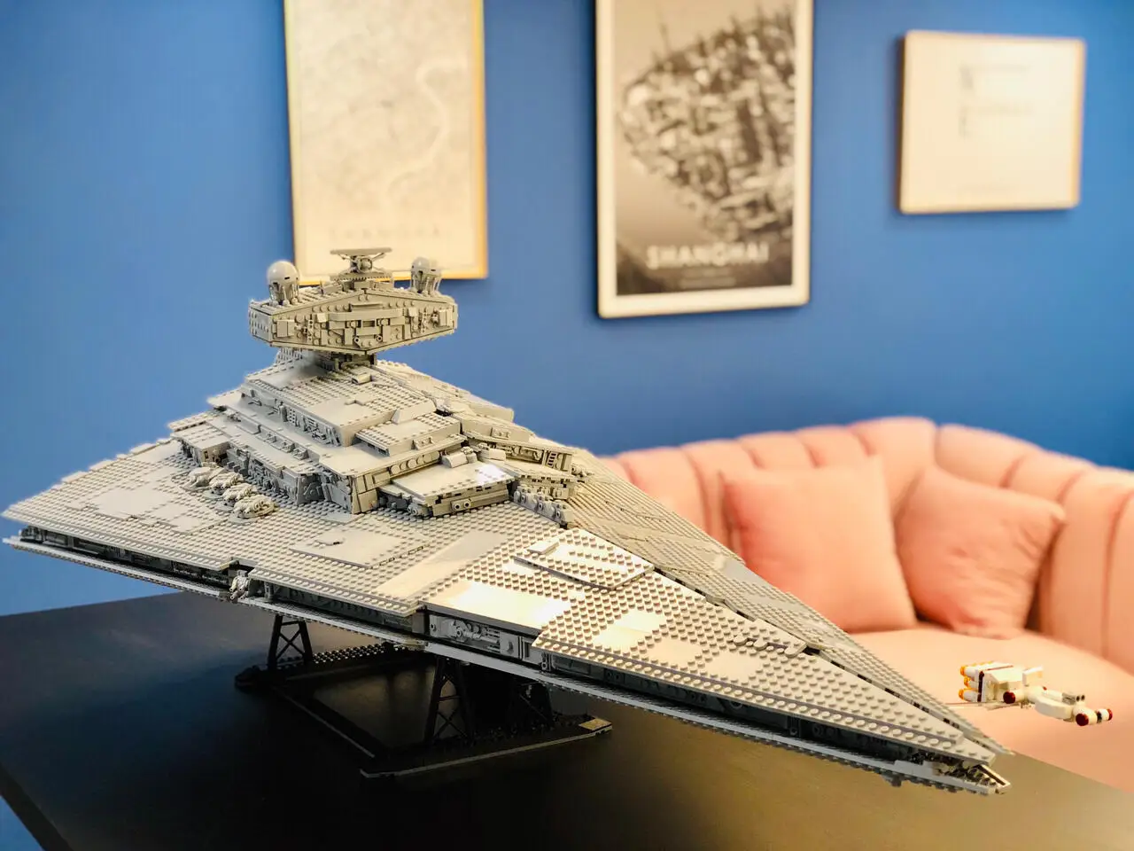 

2025 new Spaceship series Ucs Empire Star Destroyer MOC75252 Assembly Building Block Model Oversized Toy Children Adult Gift