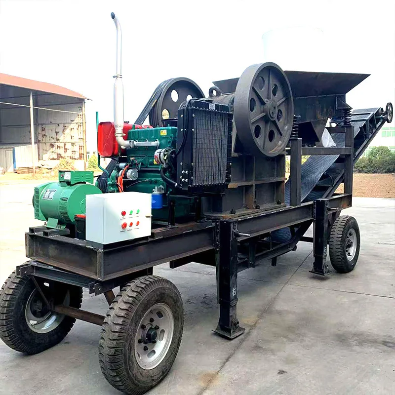 Mobile Construction Waste Crusher With Dual Use Of Oil And Electricity, Convenient To Move Efficient Wood Recycling 2025