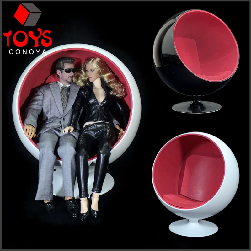 

ZYTOYS ZY15-29 1/6 Scale Rotatable Egg Chair Space Chair Soldier Scene Accessory Model Fit 12'' Action Figure Body Dolls Toy