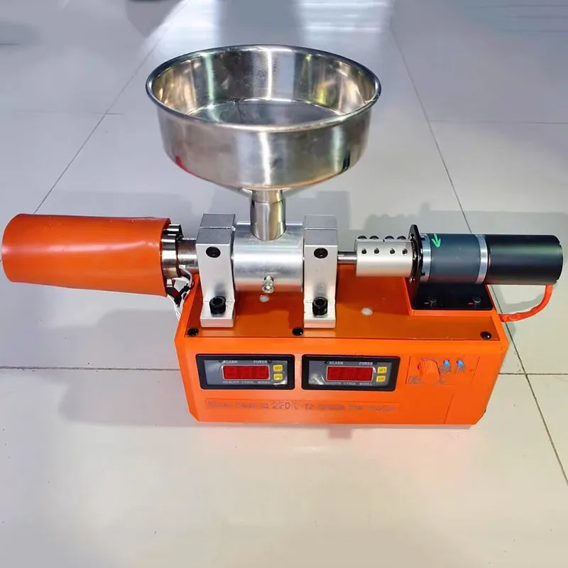 Desktop Single Screw Plastic Extruder 110V 220V For PETG PLA ABS Recycling And 3D Filament Production