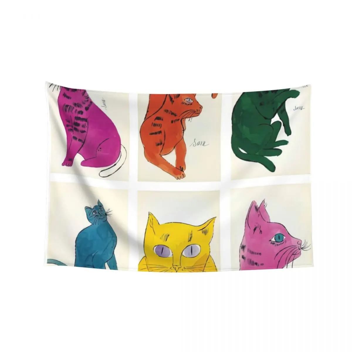 

andy warhol pop art, andy warhol vintage, andy warhol artist Tapestry Room Decorating Aesthetic Tapestry