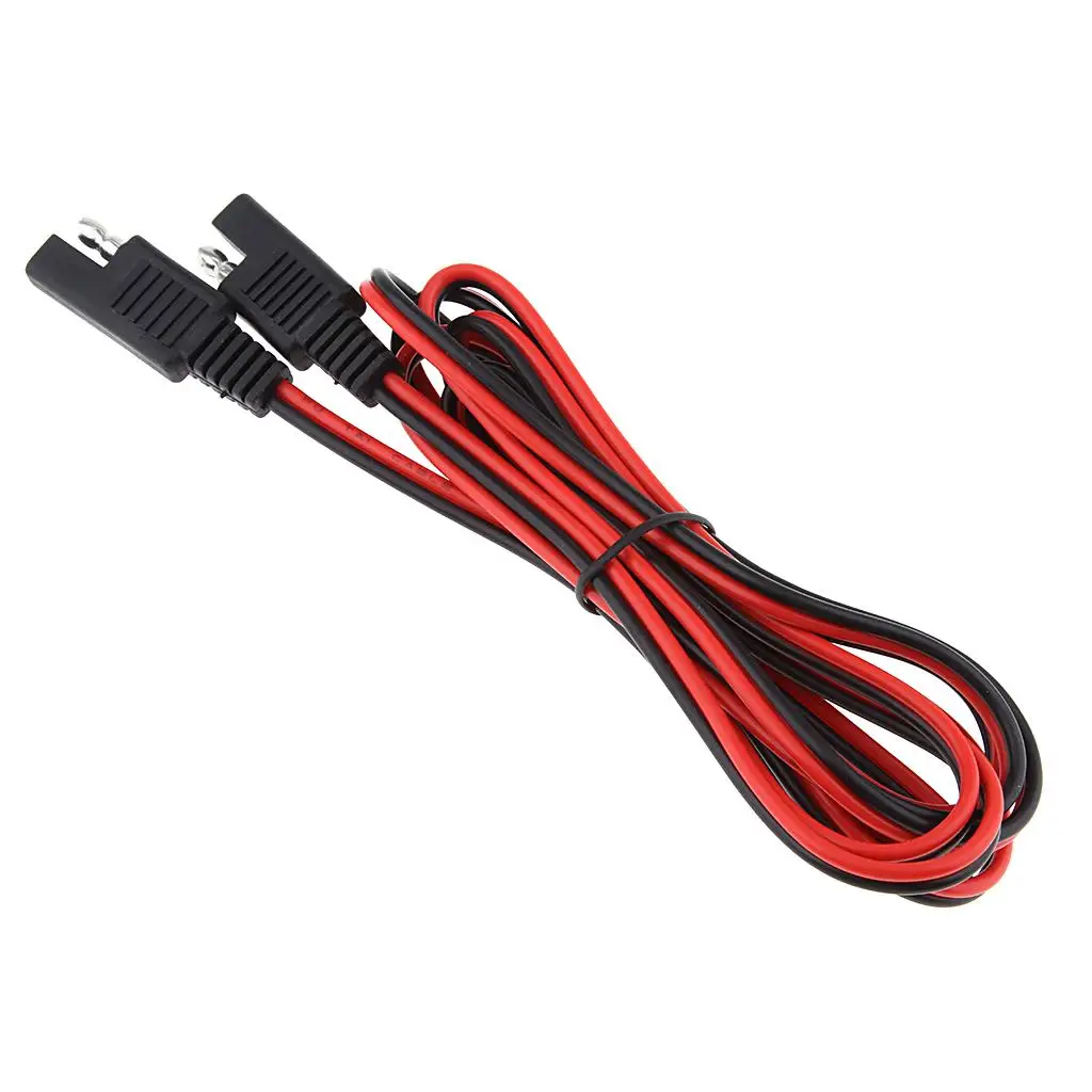 Automotive Extension Cable Adapter Extender Cord Wire Harness Connector DIY Power (SAE Male to SAE Male) 6.6 Ft