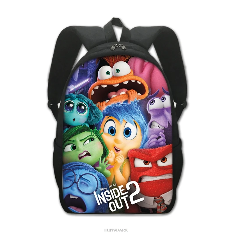 Inside out 2 Backpack Primary Software School Bags for Boys GirlsLarge Capacity Kindergarten Backpack for Grade 1-6