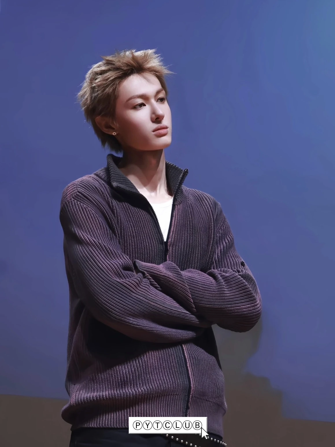 

Фиолетовый свитер Cortis Sle, повседневный, вязаный, с длинными рукавами, на молнии, декорированный, удобный, дышащий, молодежный, модный