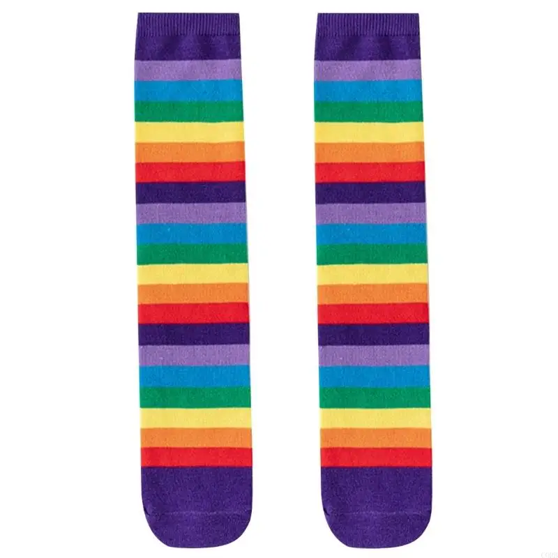 Children's Fashionable Socks Knee High Socks Combed Cotton S
