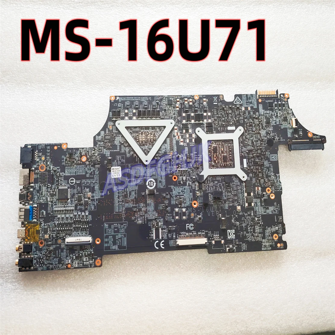 Imagem -02 - Ver 1.0 Placa-mãe do Portátil para Msi Gl63 Gl73 Ms-17e8 Mainborad com Cpu I5-10500h e Teste Gtx1660m ok Ms16u71