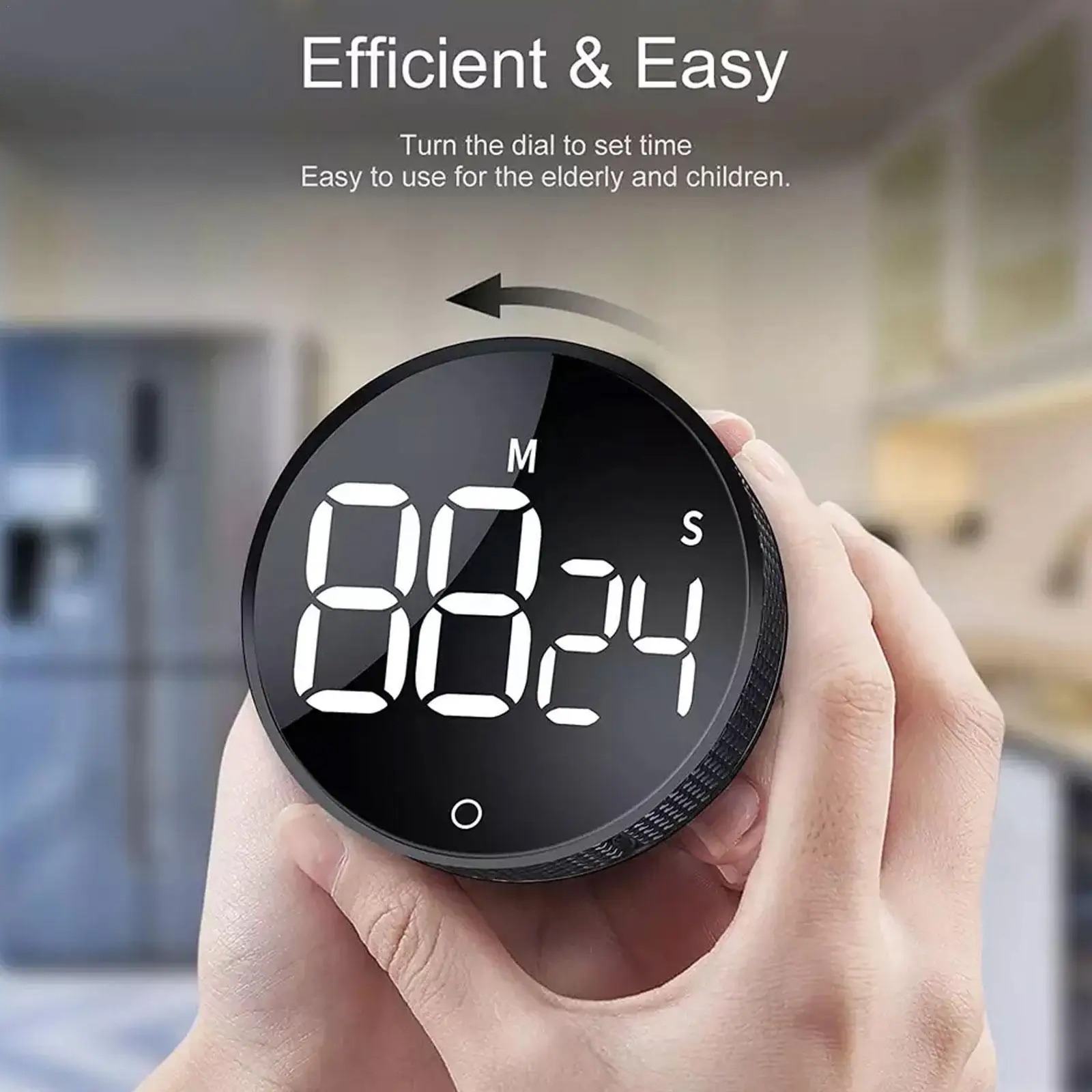 Magnetic Kitchen Timer Digital Timer Kitchen Shower Study Stopwatch LED Counter Alarm Remind Manual Electronic Countdown