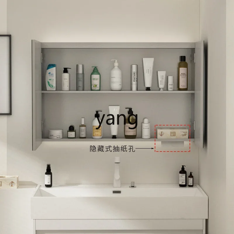 

CX stainless steel bathroom cabinet combination toilet washstand microcrystalline stone integrated basin sanitary ware new