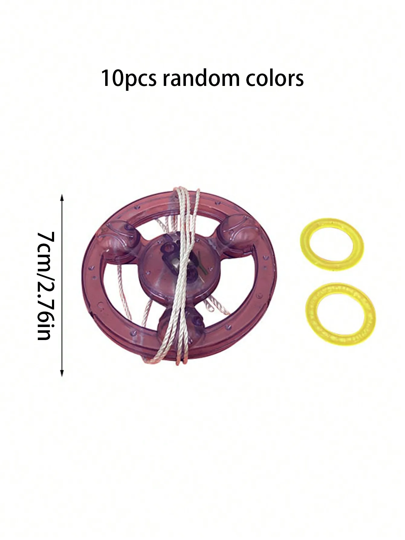 10 قطعة جديد مضيئة اليد سحب مضيئة وامض حبل دولاب الموازنة لعبة مصباح ليد لعبة الجدة الأطفال دولاب الموازنة فلاش الدوران دمى هدايا #6