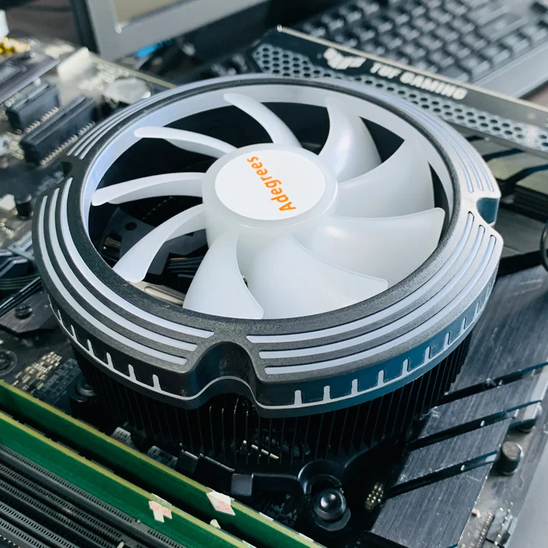 X99 وحدة المعالجة المركزية مبرد الهواء ARGB PC المعالج مروحة مشعاع ل إنتل 775 2011 1700 1200 1150 1155 1156 1366 X79 AM3 AM4 AM5 Ventilador