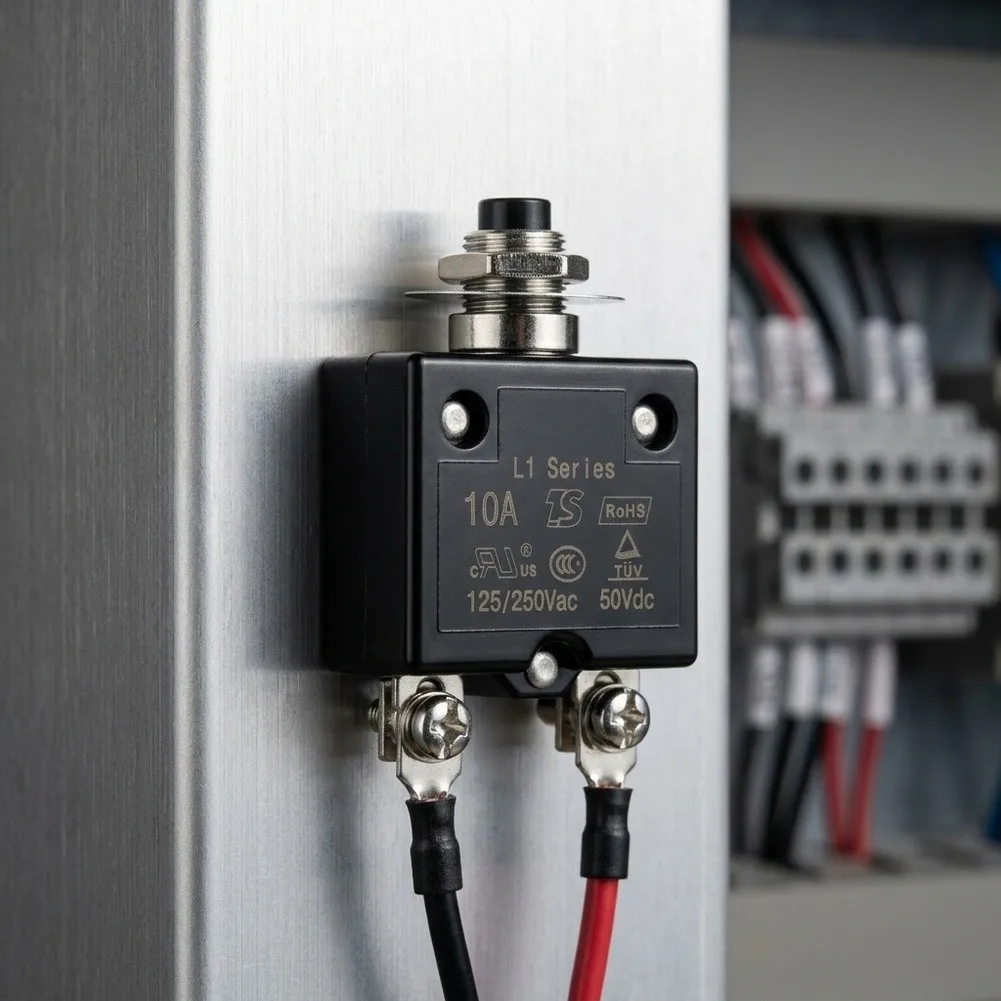 1pc Circuit Breaker Overload Protector Switch Fuse 5A 10A 15A 20A 30A For Electric Welding Machine Coffee Machine