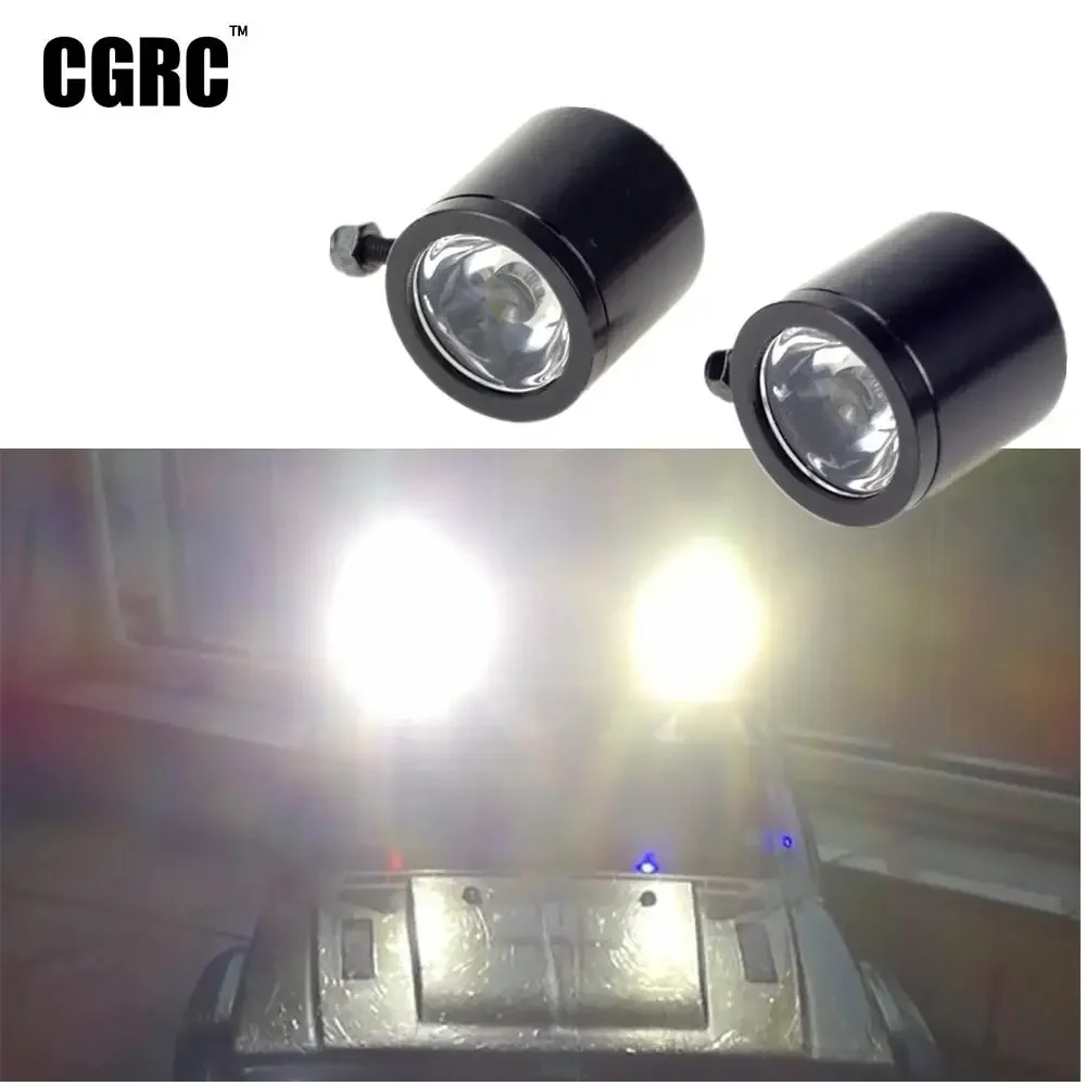 

Model Headlights 3W Spotlights Searchlights For 1/10 RC Crawler Car TRX4 SCX10 D90 RC Short-Course Truck Monster Truck