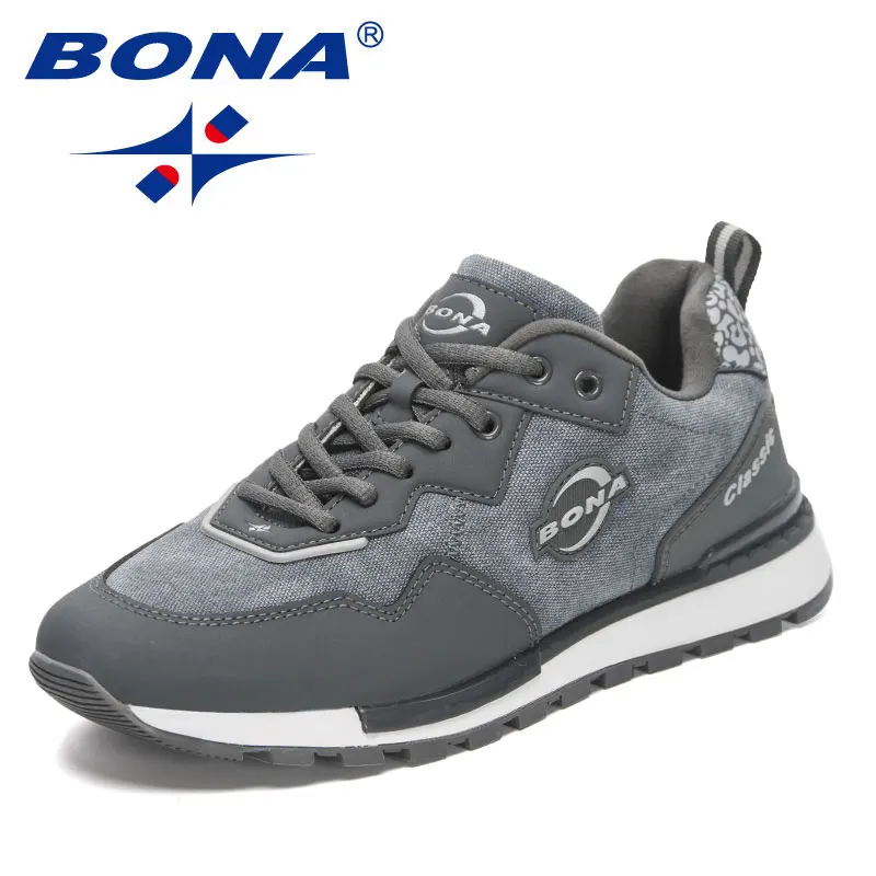 

BONA 2023 New Shoes Men Outdoor Walking Shoes Man Casual Lightweight Sneakers Leisure Footwear Comfy Durable sole ventilate