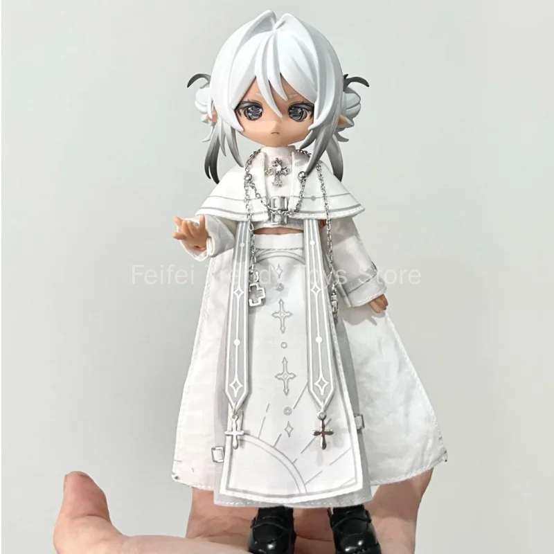 COME4FREE Bjd Doll Clothes 12 Size Fairy Tale Series Crow Feather Gothic Style Black Cloak Dress Outfit Set Ball Jointed