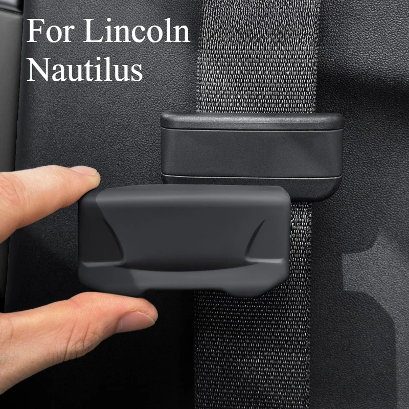 For Lincoln Nautilus Seat Belt Silicone Protective Case B Post Scratch Resistant Car Interior Modification Supplies Accessories