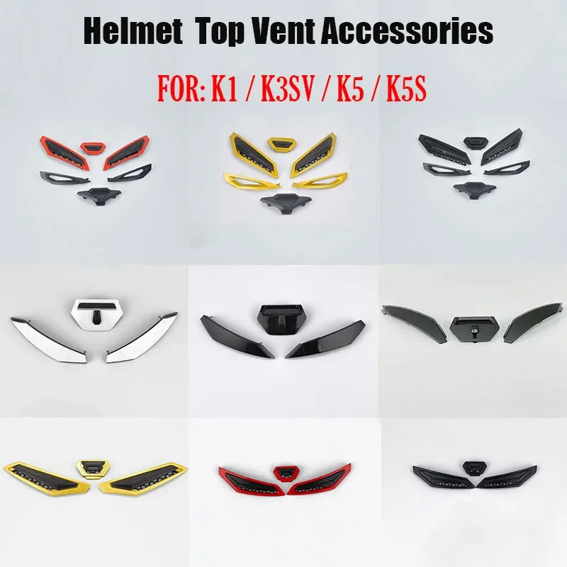 

Motorcycle Helmet Top Vent Accessories for K1 K3SV K5 K5S Helmet Parts Mouth Replacement Top Vent Guard Wind Capacete De Moto