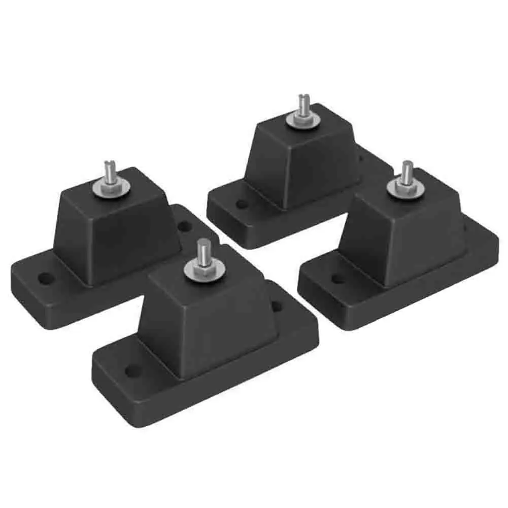 

4pc Vibration Pads Air Conditioner Outdoor Unit Mount Shock Absorbing Silent Anti Vibration Pad For Air Conditioner Outdoor Unit