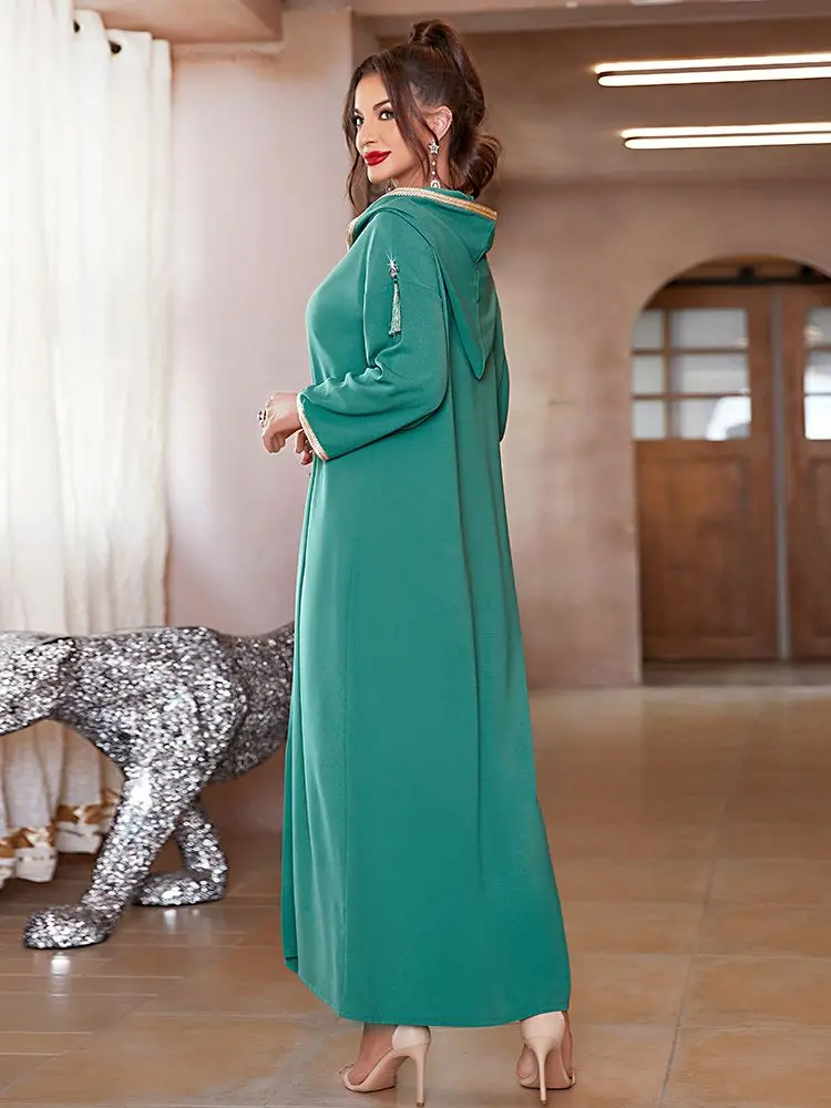 Muslim Dress Ramadan Abaya Dubai Arabic Turkey Islam Prayer Clothes Kaftans Abayas For Women Robe Djellaba Party Musulmane