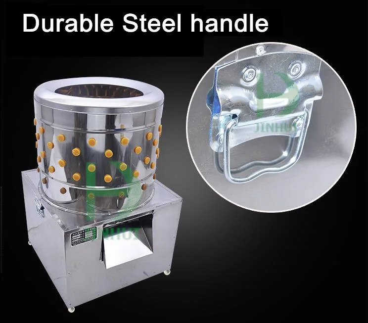 ماكينة ناتف الدجاج من الفولاذ المقاوم للصدأ موديل 30 مزيل ريش الدواجن الثقيلة مع مكون أساسي للمحرك الجديد #5