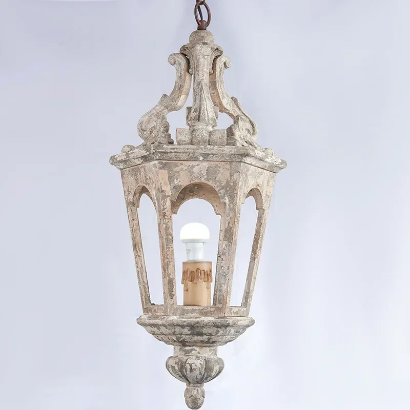 Vintage Wood Pendant Light E27 LED Bulbs Luminaire Suspendu For Living Room Bedroom Study Kitchen Vintage Home Decor Lamp