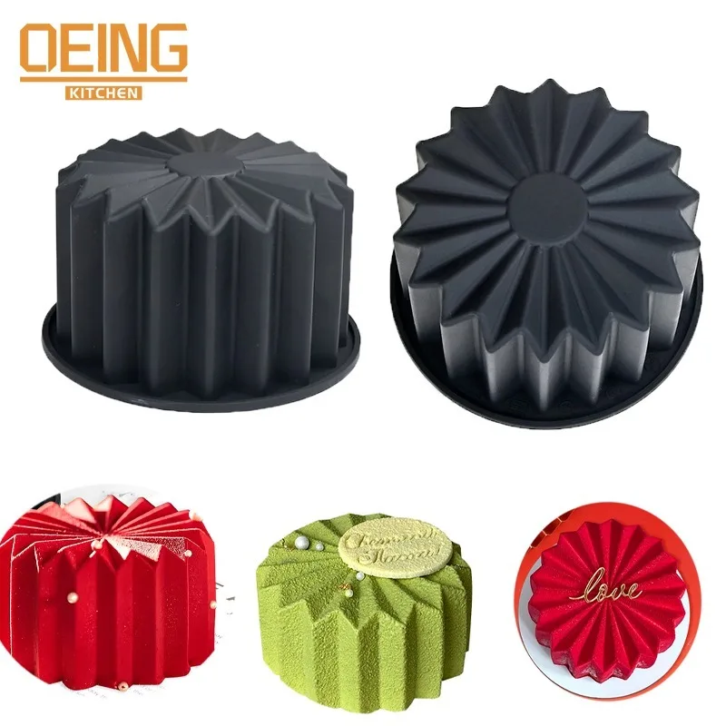 

3D Bento Cake Baking Silicone Mold Homemade Mousse Pie Dessert Jelly Baking Tray Kitchen Pastry Decoration Tool Accessories