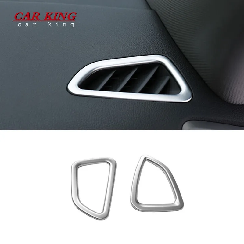 

For Hyundai Tucson 2015 2016 2017 2018 Car front Small air outlet Decoration Cover Trim ABS Matte Car Styling accessories 2pcs