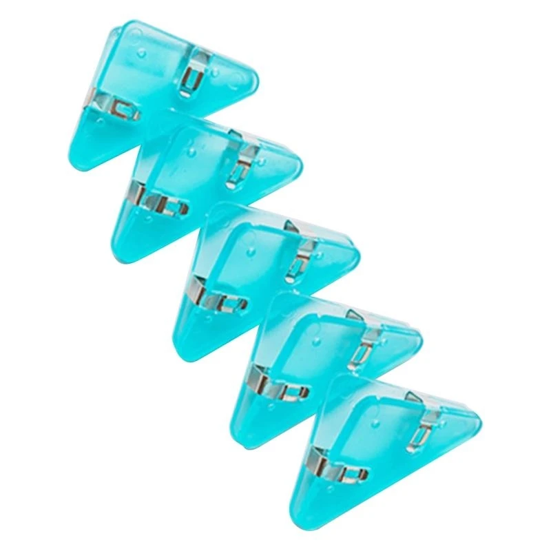 5 szt. Narożne spinacze do papieru, małe klipsy do dokumentów, uchwyt na notatki, trójkątne spinacze do papieru, 5 szt. trójkątnych narożnych spinaczy do dokumentów, klips do dokumentów N