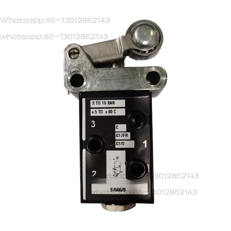 S/666/8 G1/8 Mechanical Hand Valve Pneumatic Manual Control Valve Industrial Automation Equipment Spare Valve