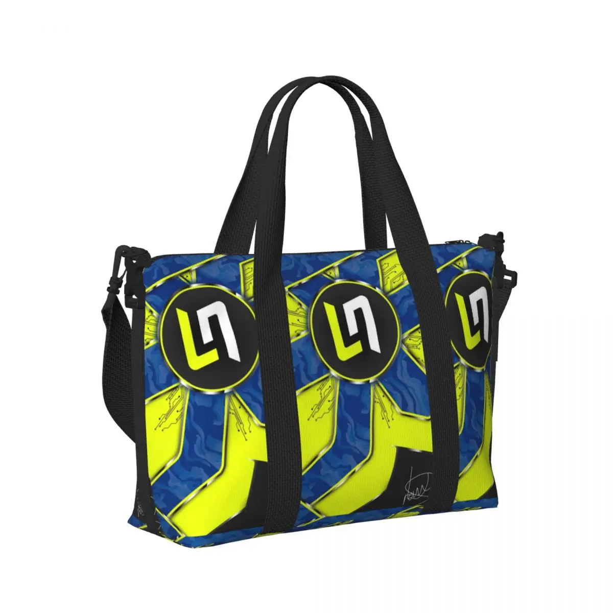

Lando Norris Beach Travel Bag Large Capacity Tote Bags for Gym Sport Women Shopping Duffle Shoulder Bag