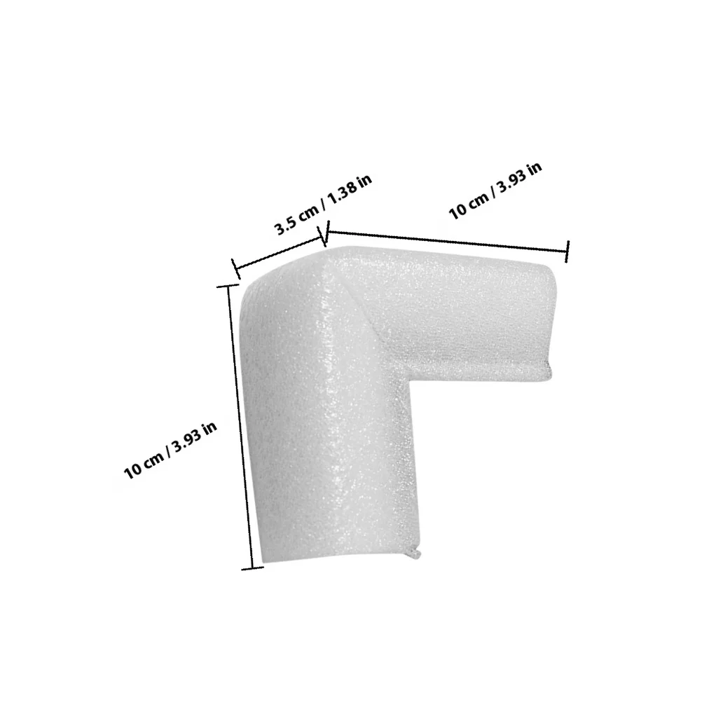50Pcs Durable Corner Protectors Soft Foam Guards for Furniture Picture Frames Artwork Shipping Protection Foam Corner Protector