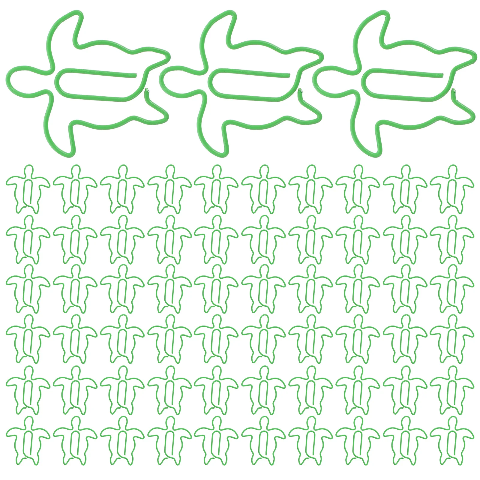 100 قطعة من مشابك الورق المعدنية على شكل سلحفاة البحرية، مشابك صغيرة لطيفة لمكتب المنزل والمكتب ومنظم الملفات، إشارة مرجعية للكمبيوتر المحمول #2
