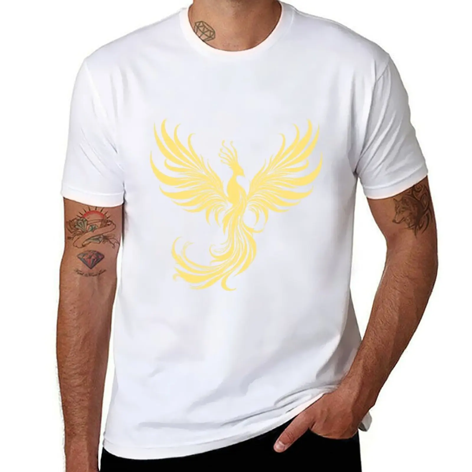 

Phoenix gold. T-Shirt man t shirts graphic t shirts for man graphic funny T-Shirt