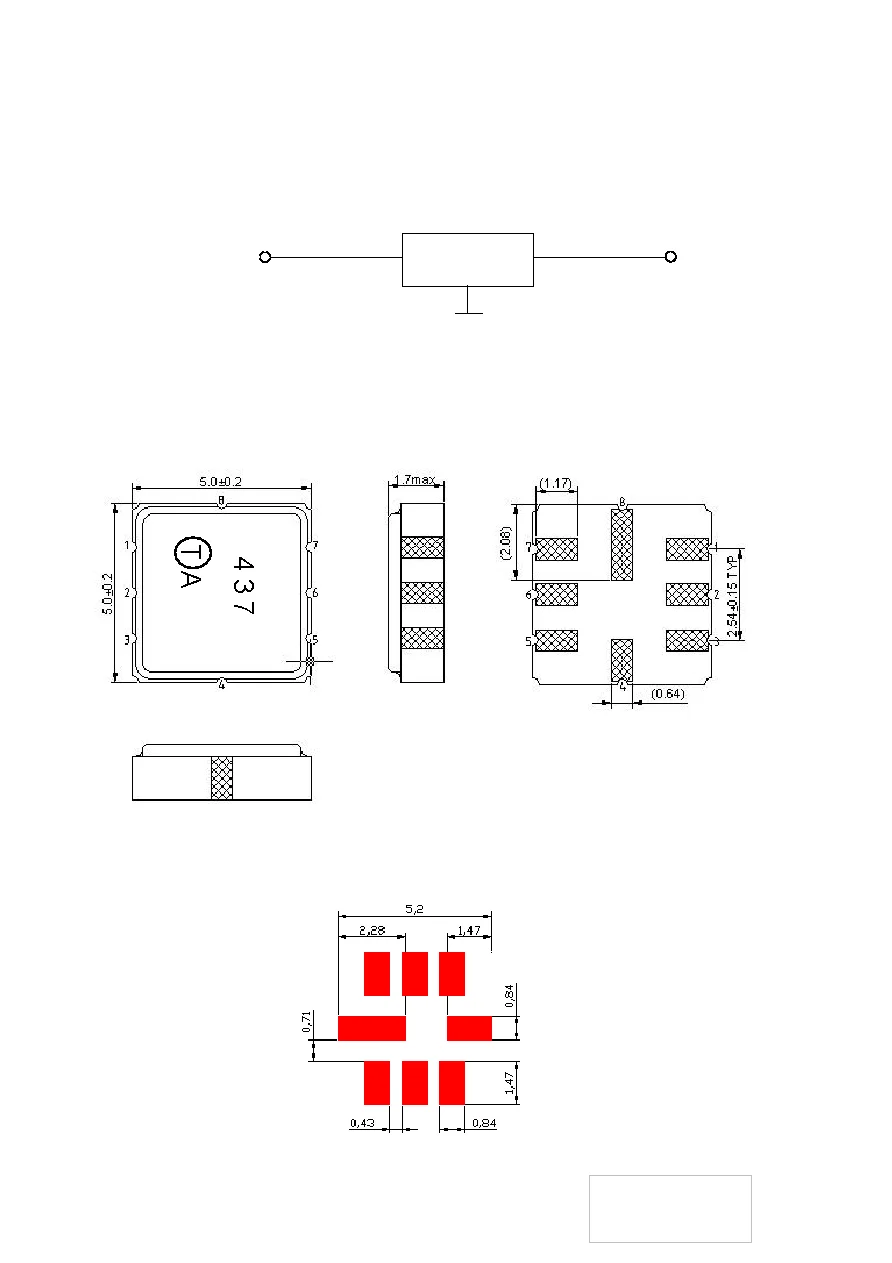 (10PCS) TA0437A 코드 437 새로운 오리지널 169MHz 패키지 SMD SAW 필터 재고 있음