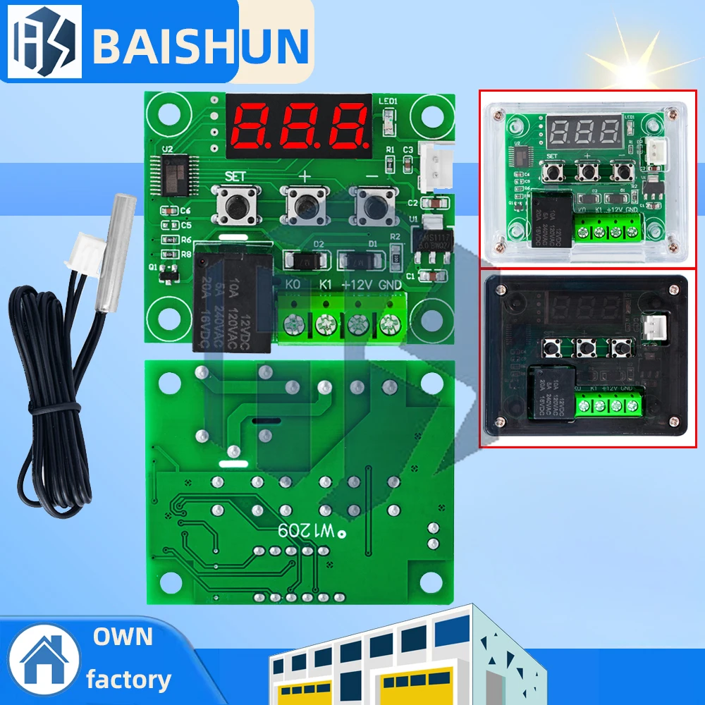 Dual MOSFET High-Power Delay Cycle Module – 12V/24V Programmable Timer for DIY Relay Substitution