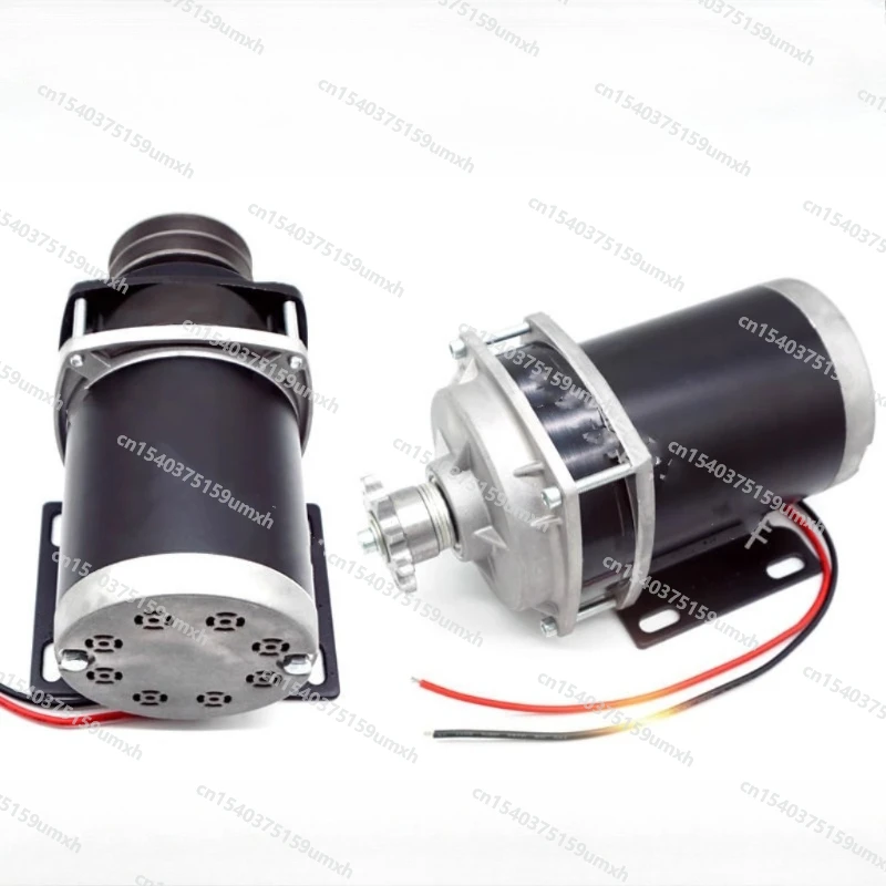 12V 24V 48V 800W Electric DC Feeding Vehicle Suction Motor Modified Screw Treadmill Motor Permanent Magnet Brushed DC Gear Motor
