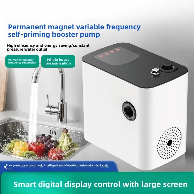 Smart Frequency Conversion Booster Pump Whole‑House Self‑Priming Pump for Solar Heater Water Tower