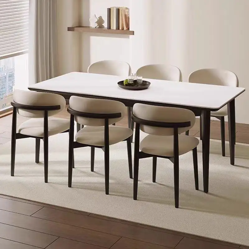 Mesa de cena, muebles para el hogar, mesa de restaurante, cocina, comedor, sala de trabajo, juego de café, centro, mesa moderna de salón alto, ofertas de pesebre