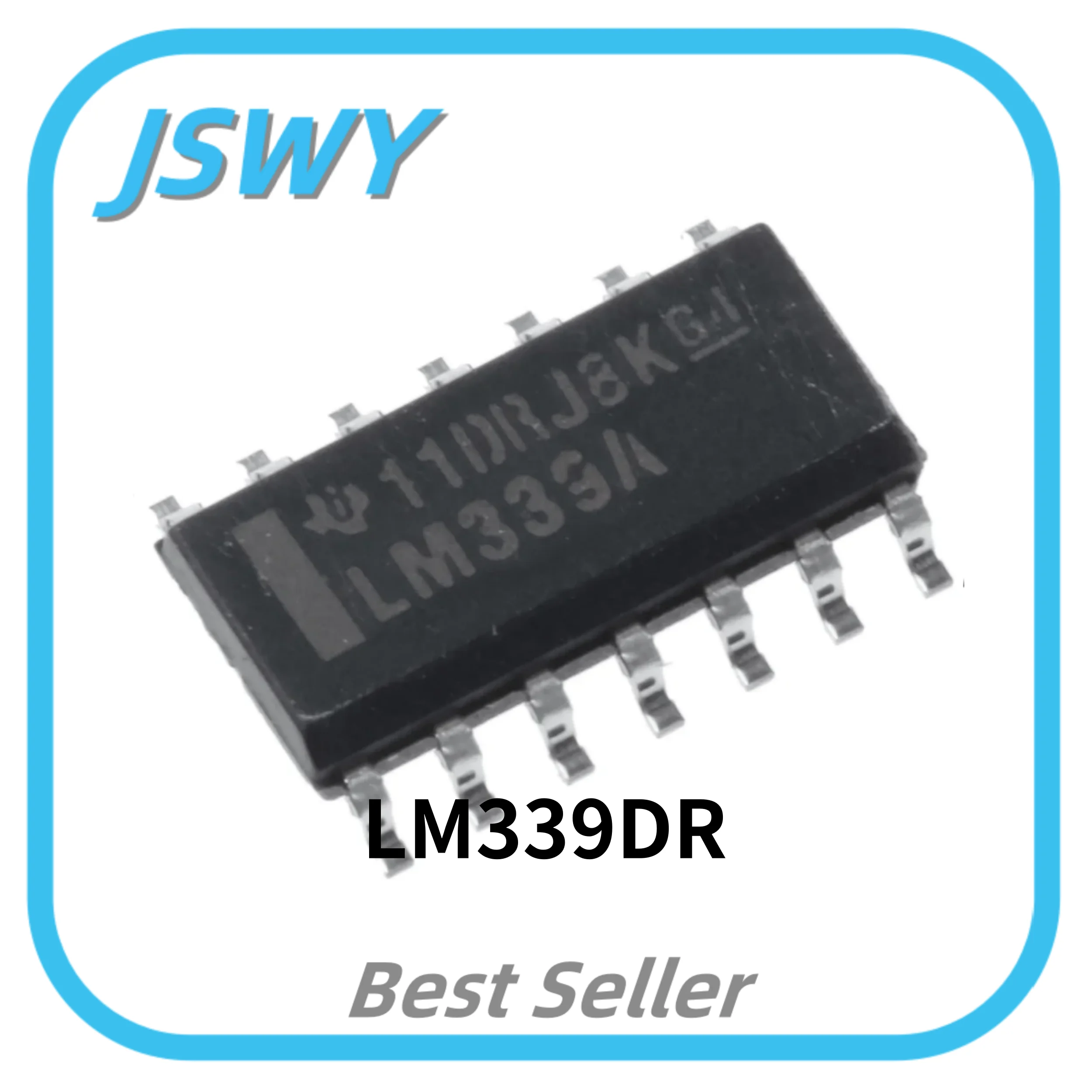 10~100pcs LM339DR LM339 SOP-14 Quad Differential Comparator Brand New Original In stock, fast shipping