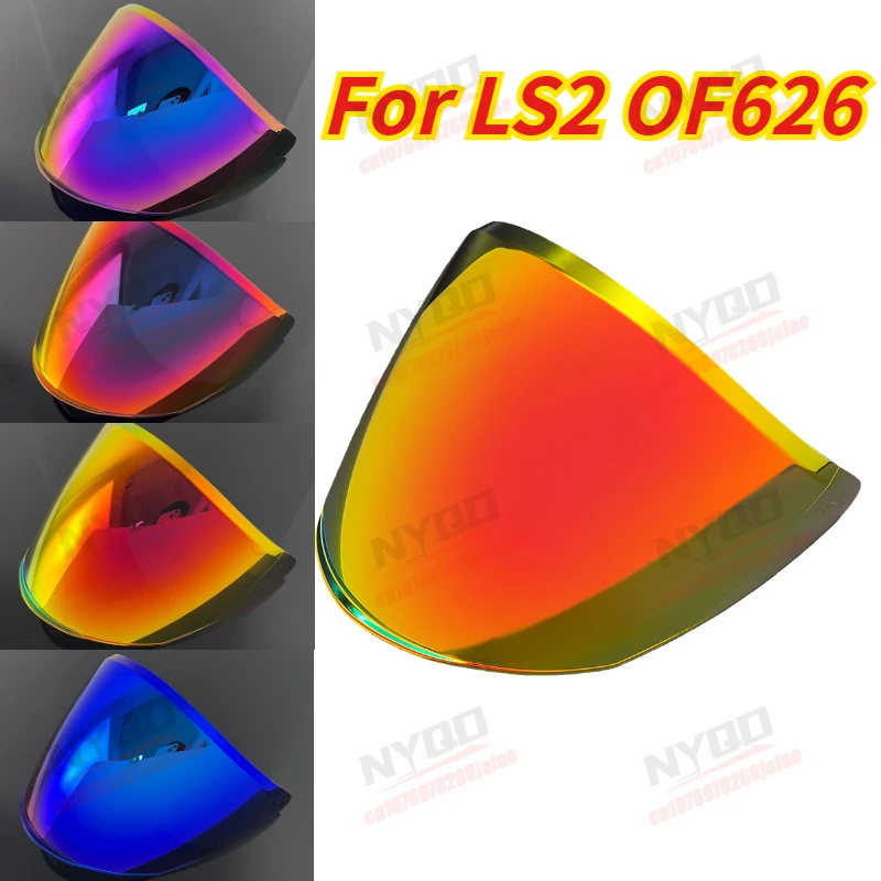 

Helmet Visor Replacement for LS2 OF626 3/4 Open Face Half Helmet UV Protection Sun Block Night Vision High Definition Lens