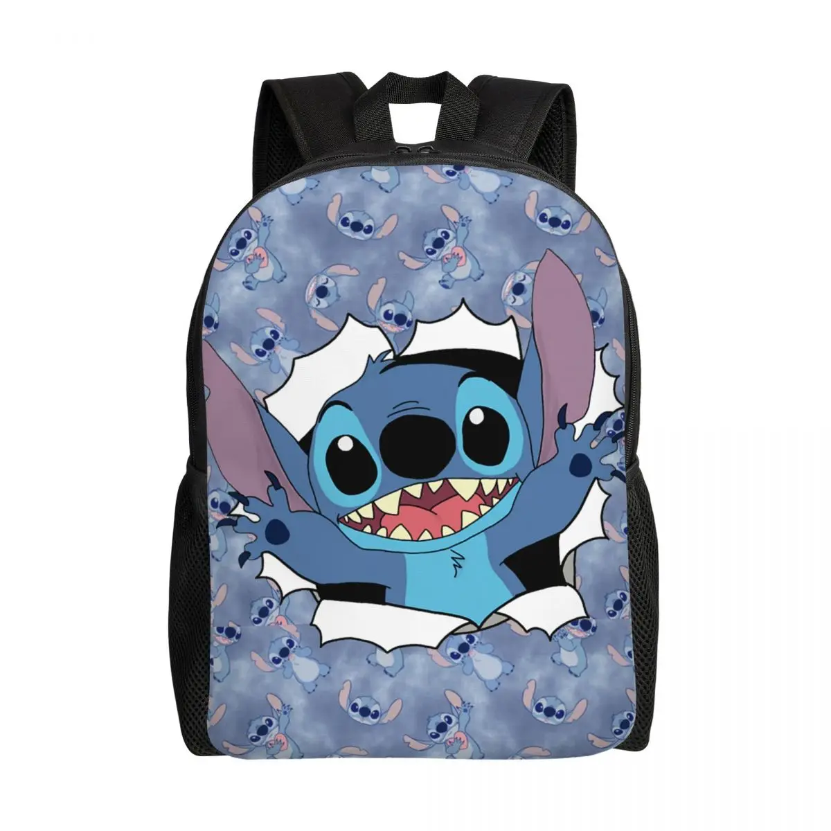 Custom Stitch Manga Anime Laptop Backpack Men Women Basic Bookbag for School College Students Bag