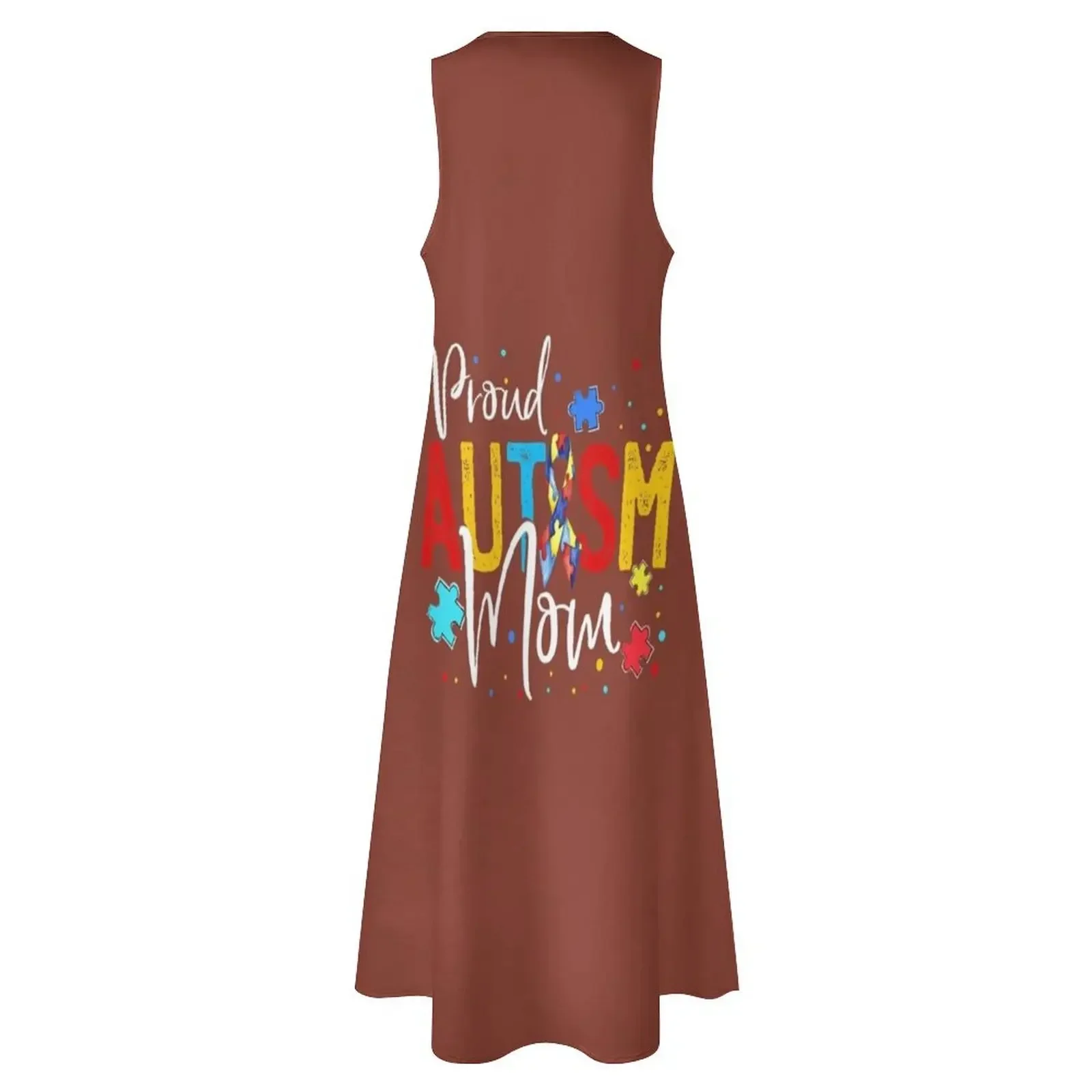 Sensibilisation à l'autisme famille correspondant adultes t-shirts \ t robe longue robes d'été pour femmes vêtements d'été robes pour robe de soirée de mariage