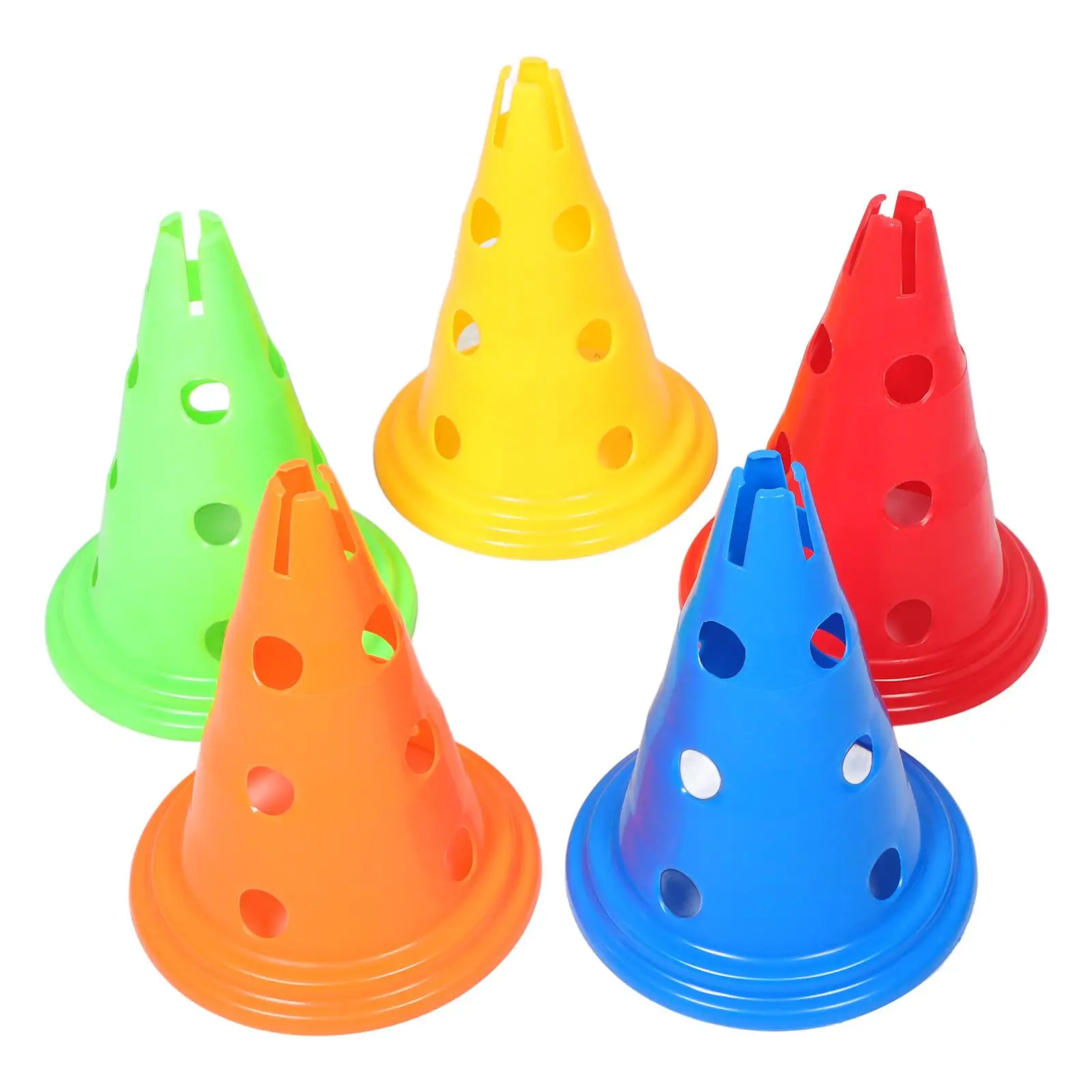 

5 pcs Training for Kids Soccer Practice Mini Orange Durable Safe Training Cones For Agility Marker Cones Team